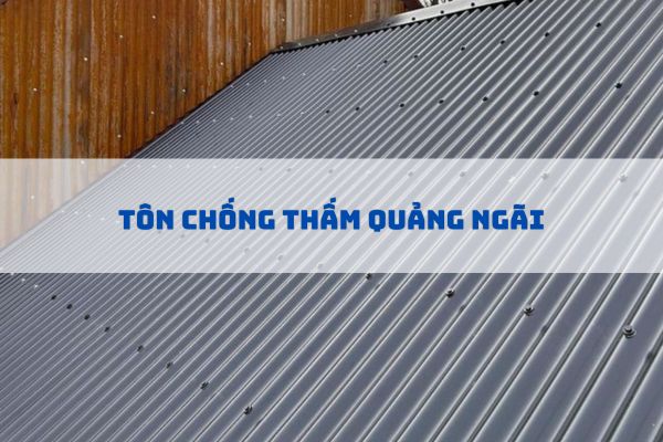 Thi Công Tôn Chống Thấm Tại Quảng Ngãi